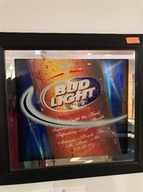 Bud light mirror