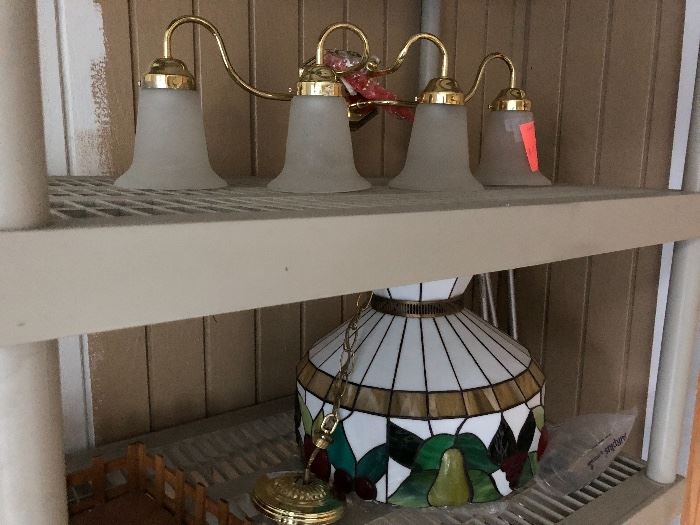 Lights and chandelier