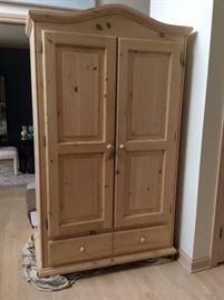 Armoire already on first floor directly near the door easy to carry out