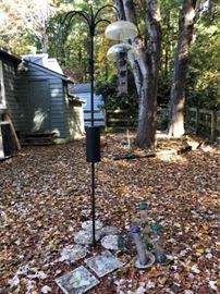 Assorted Bird Feeders and Garden Stones https://ctbids.com/#!/description/share/63694