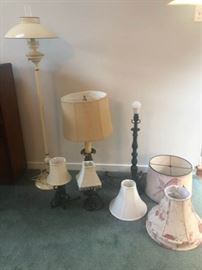 Assorted Lamps and Shades https://ctbids.com/#!/description/share/63705
