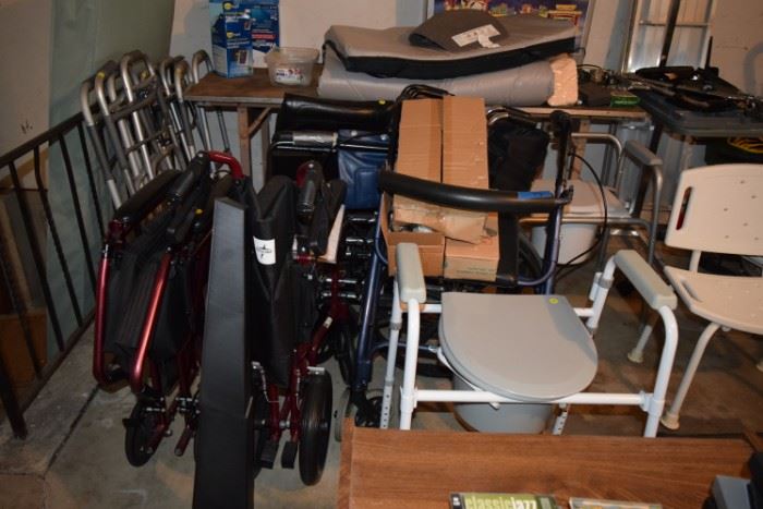 Wheelchairs, Walkers, & Misc. Medical Equipment