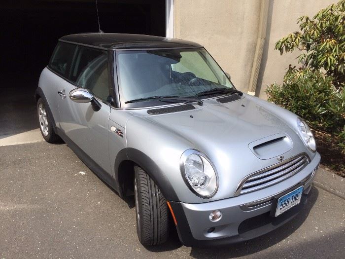 2005 Mini Cooper  S, two door, only 15,300 miles. Mint condition, single owner, garaged, loved.
