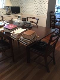 Drop leaf table & chairs