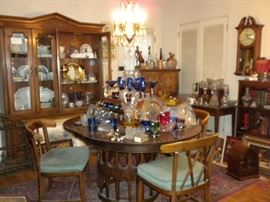 BOHEMIAN GLASSWARE, CHINA