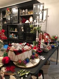 Variety of ornaments and decor