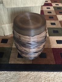 #4 Brown Decorative Side Table (2) $20 each $40.00