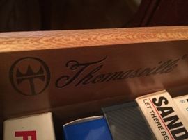 #16	Thomasville China Cabinet w/Beveled Glass 64Lx19.5Dx80H	 $475.00 
