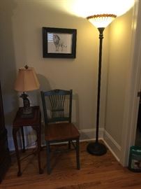 #46	Odd Green w/wood Seat dining chair	 $20.00 
#47	Ball & Claw Side Table 19x10x27	 $45.00 
#48	Camel Lamp - Heavy	 $45.00 
