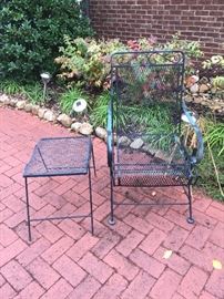 #68	Wrought Iron Bouncy Chair	 $45.00 
#69	Wrought Iron Side Table	 $15.00 

