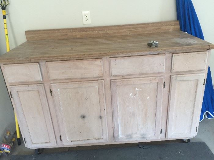 #85	Wood Cabinet Style WorkBench 38x60x25	 $150.00 
