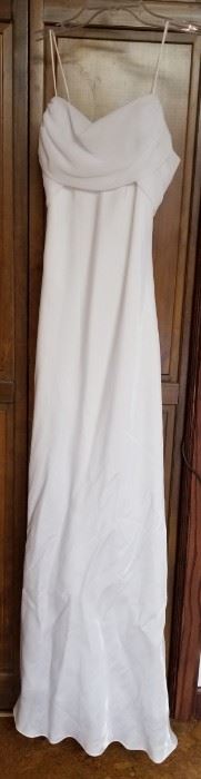 Ladies Clothing Long White Gown