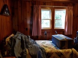 Matching twin beds.