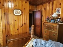 Chest of Drawers and cedar chest from bedroom 2.