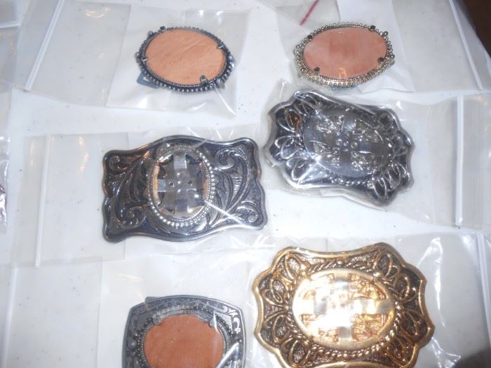 Belt buckles  - before stone is added