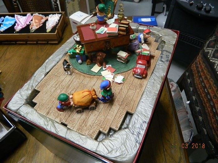 Hallmark Christmas setting