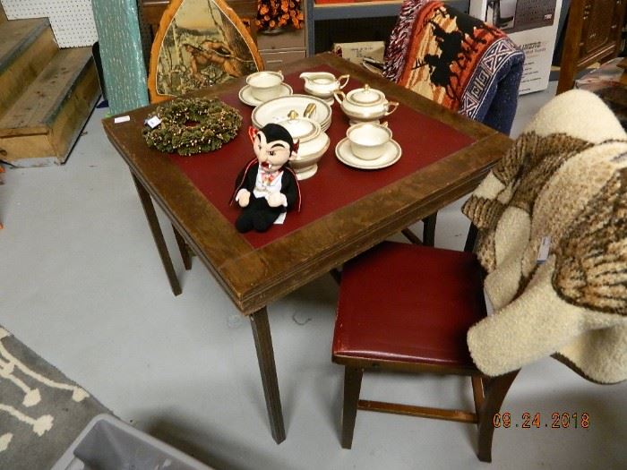 table with chairs