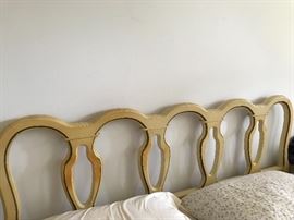 Queen headboard, on Tempur Pedic mattress with Genie Lift frame