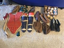 vintage sports equipment- brings back memories