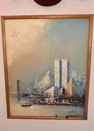 Twin Towers painting