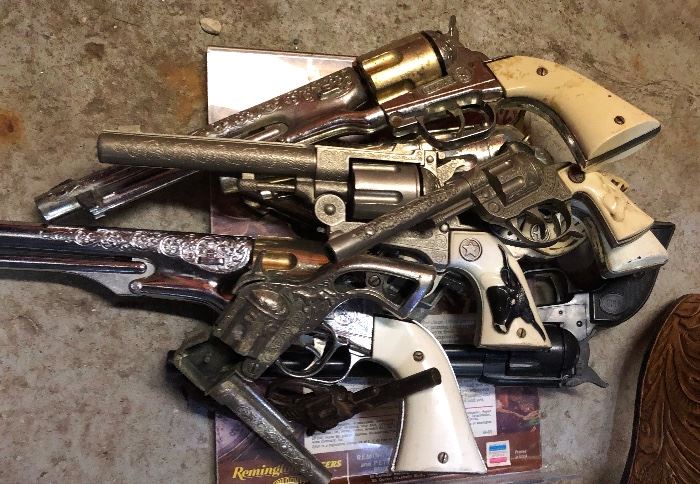 Vintage toy cap guns