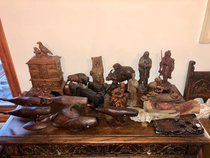 Wood carvings