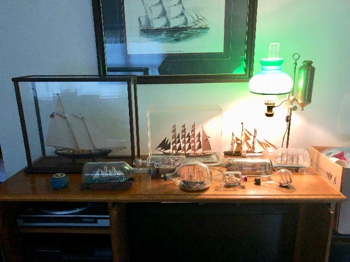 Ships in a Bottle & Sailboat models
