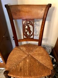 Carved bear chair