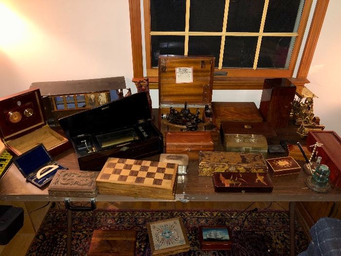 Scales, chess, music boxes
