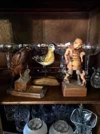 Anri carving & Eagle & Duck