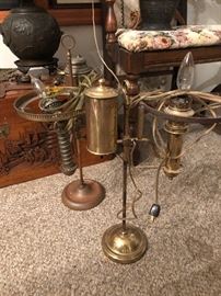 Old gas oil lamps
