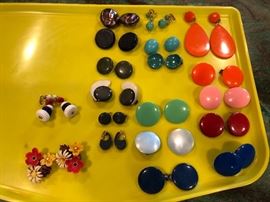 A few of the vintage jewelry pieces.