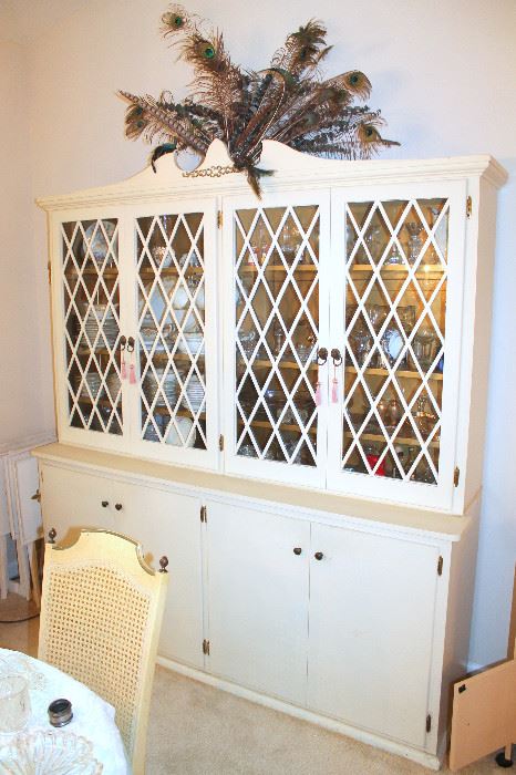 Large china cabinet