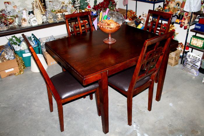 Ashley Furniture dining table with 4 chairs