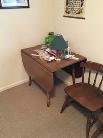 ITEMS IN FIRST BEDROOM - Drop Leaf Kitchen Table