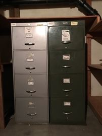 We have six four-drawer metal file cabinets. Each going for just $15. 