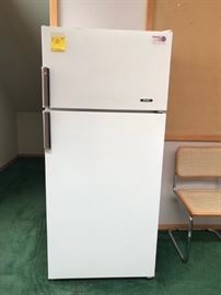 Refrigerator was $100, now going for $50. Must be able to carry down stairs. 