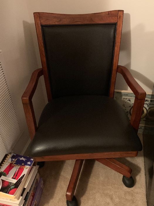 Ashley Furniture leather office chair.