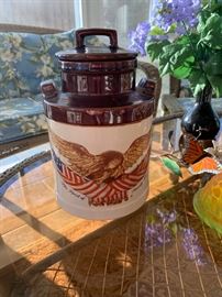 USA pottery jar.  Very nice.