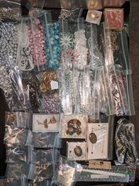 Tons of costume jewelery!