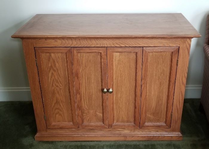 TV stand, measures 41"L x 19"W x 36"H