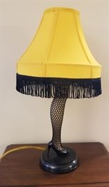 Christmas Story Leg Lamp, about 16" high. We also have original box.