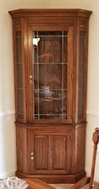Second corner china cabinet unit