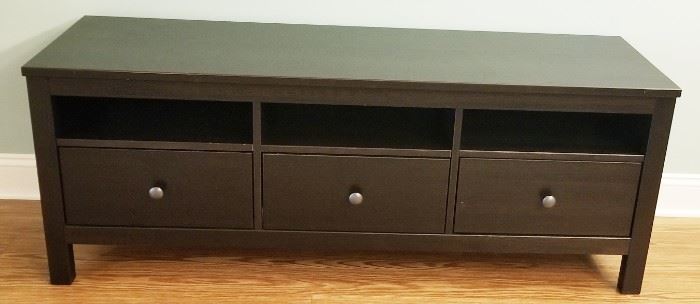 Entertainment table, measures 58" L x 19" W x 23" H