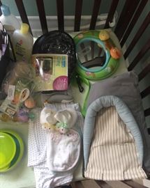 New and very gently used baby items!