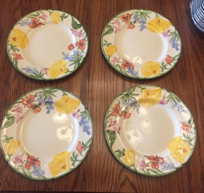 Franciscan Wildflower pattern dinner plates
