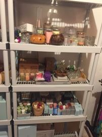 Huge selection of Party Lite items, most are brand new in the box!