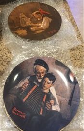Norman Rockwell plates