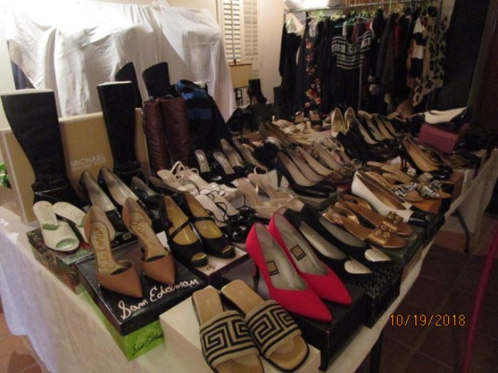 Some of these shoes may have been sold at last Sale.  At least half are available.  Will post updated photo on Wednesday.  