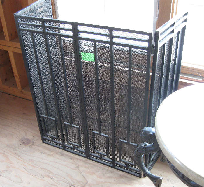 Contemporary Fire Place Screen of heavy quality